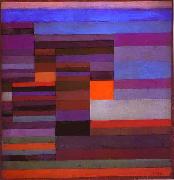 Paul Klee Fire in the Evening Sweden oil painting artist